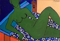 Anwar Maqsood, 24 x 36 Inch, Acrylic on Canvas, Figurative Painting, AC-AWM-118